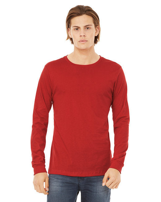 Unisex Jersey Long-Sleeve T-Shirt - RED - S