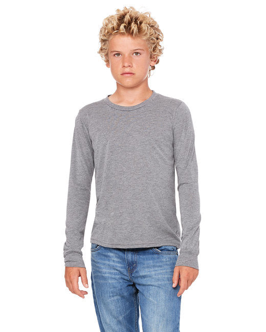 Youth Jersey Long-Sleeve T-Shirt - BLACK - S