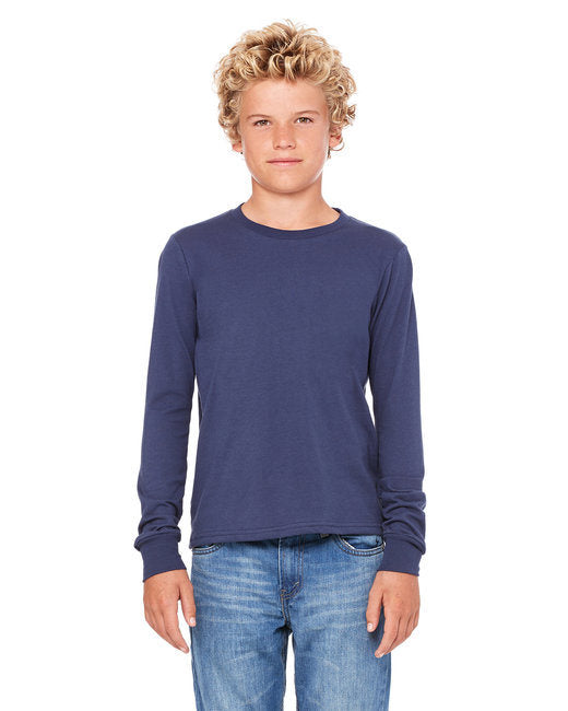 Youth Jersey Long-Sleeve T-Shirt - BLACK - S
