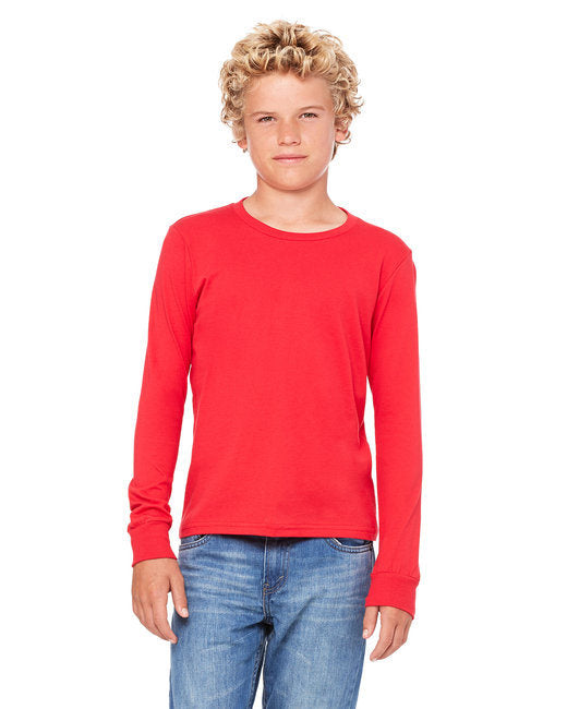 Youth Jersey Long-Sleeve T-Shirt - BLACK - S