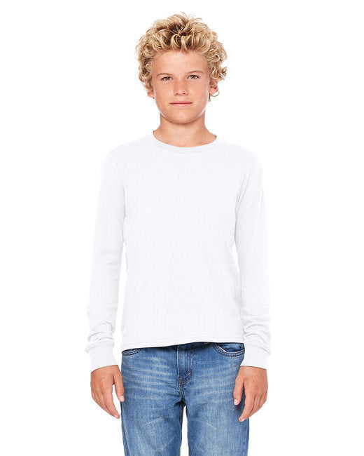 Youth Jersey Long-Sleeve T-Shirt - BLACK - S