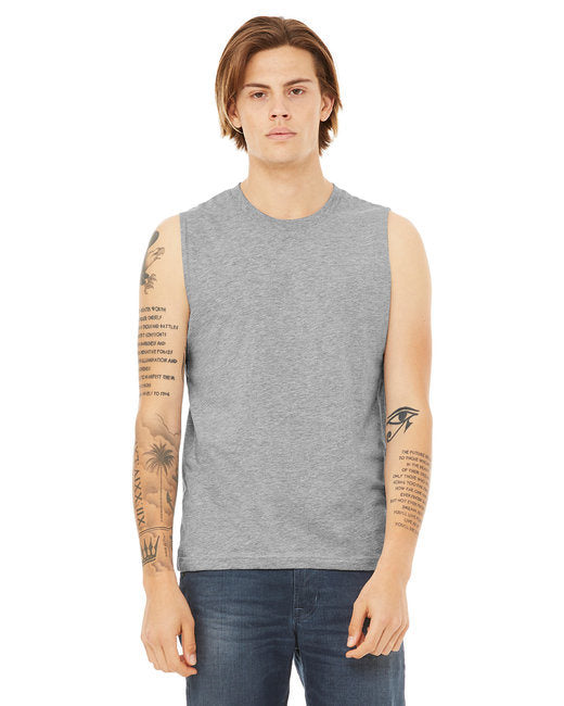 Unisex Jersey Muscle Tank - BLACK - S