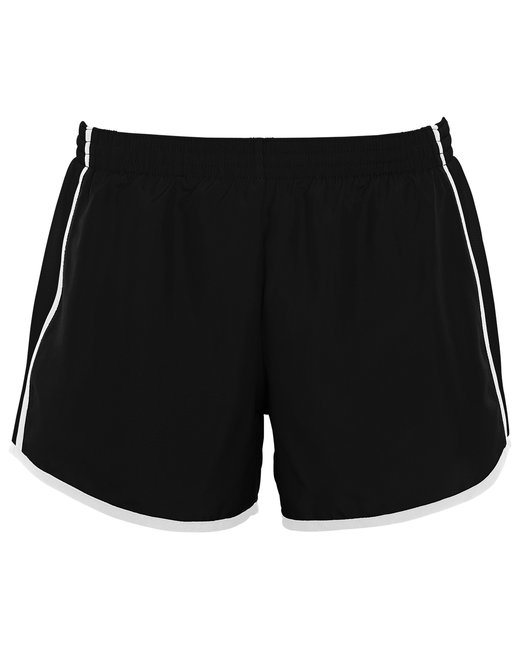 Ladies' Pulse Team Short - BLACK/ BLK/ WHT - S
