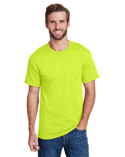 Adult Workwear Pocket T-Shirt - BLACK - S