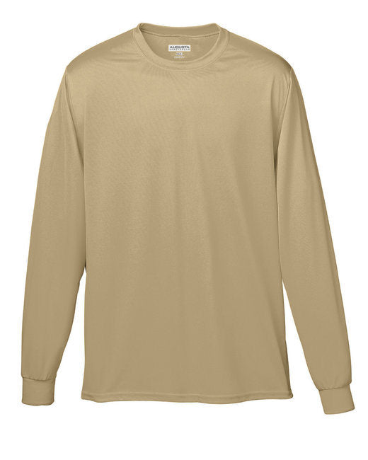 Adult Wicking Long-Sleeve T-Shirt - WHITE - L