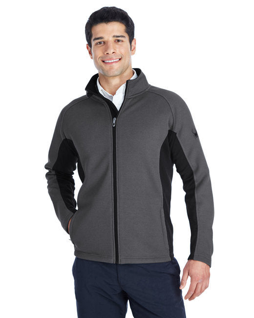 Men's Constant Full-Zip Sweater Fleece Jacket - BLACK/ BLK/ RED - S