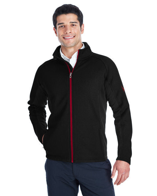 Men's Constant Full-Zip Sweater Fleece Jacket - BLACK/ BLK/ RED - S