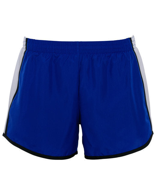 Ladies' Pulse Team Short - BLACK/ BLK/ WHT - S