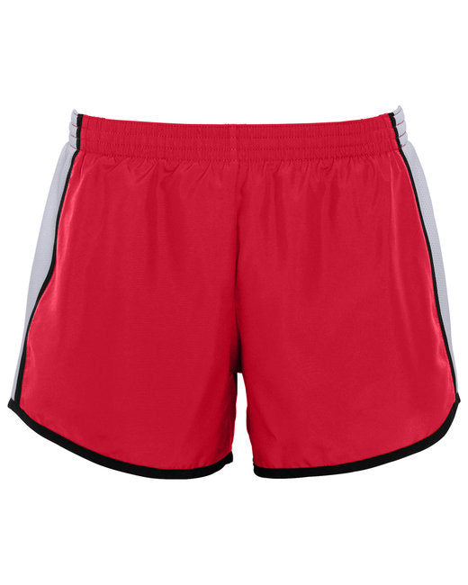 Ladies' Pulse Team Short - BLACK/ BLK/ WHT - S