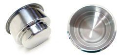 Dual Drop in Stainless Steel Cup Holder