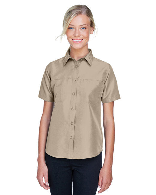 Ladies' Key West Short-Sleeve Performance Staff Shirt - BLACK - S