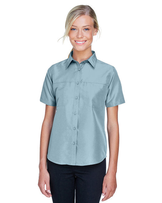 Ladies' Key West Short-Sleeve Performance Staff Shirt - BLACK - S
