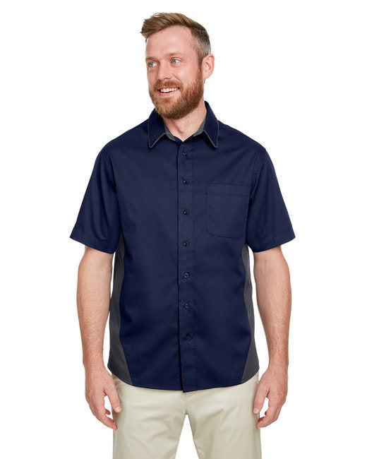 Men's Flash IL Colorblock Short Sleeve Shirt - BLACK/ SNRY YLLW - 5XL