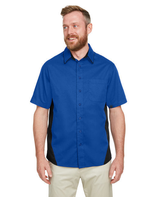 Men's Flash IL Colorblock Short Sleeve Shirt - BLACK/ SNRY YLLW - 5XL