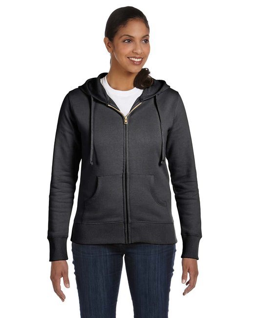 Ladies' Organic/Recycled Full-Zip Hooded Sweatshirt - PACIFIC - S