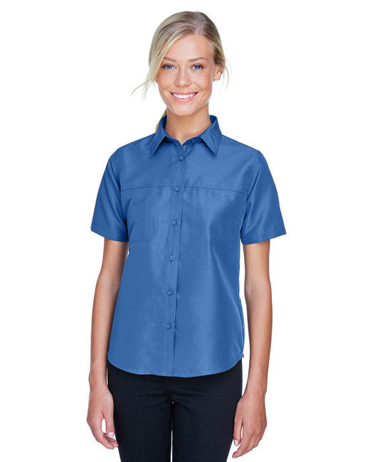 Ladies' Key West Short-Sleeve Performance Staff Shirt - BLACK - S