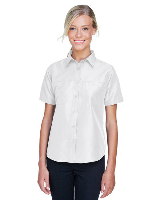 Ladies' Key West Short-Sleeve Performance Staff Shirt - BLACK - S