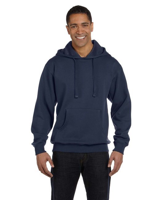 Adult Organic/Recycled Pullover Hooded Sweatshirt - BLACK - 2XL