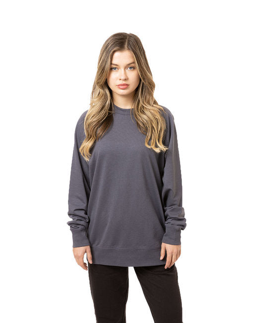 Unisex Motion Crewneck Sweatshirt - BLACK - S