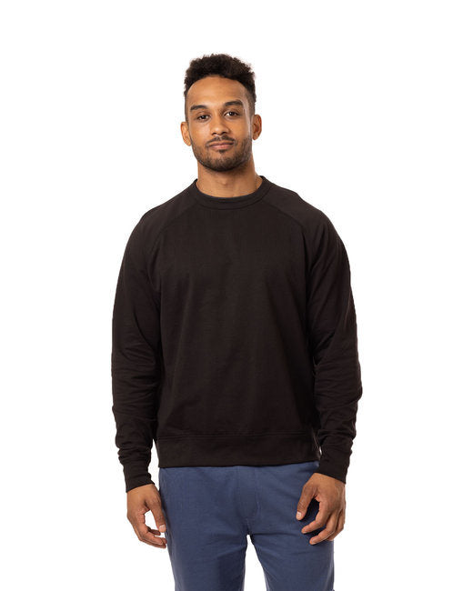 Unisex Motion Crewneck Sweatshirt - BLACK - S