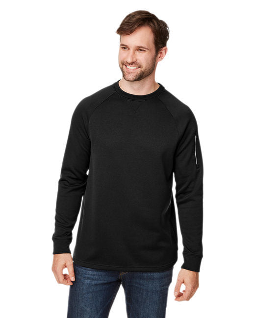 Unisex Fusion ChromaSoft™ Fleece Crew Pullover - CARBON - 5XL