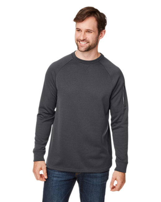 Unisex Fusion ChromaSoft™ Fleece Crew Pullover - CARBON - 5XL