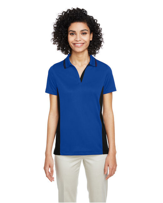 Ladies' Flash Snag Protection Plus IL Colorblock Polo - BLACK/ SNRY YLLW - XS