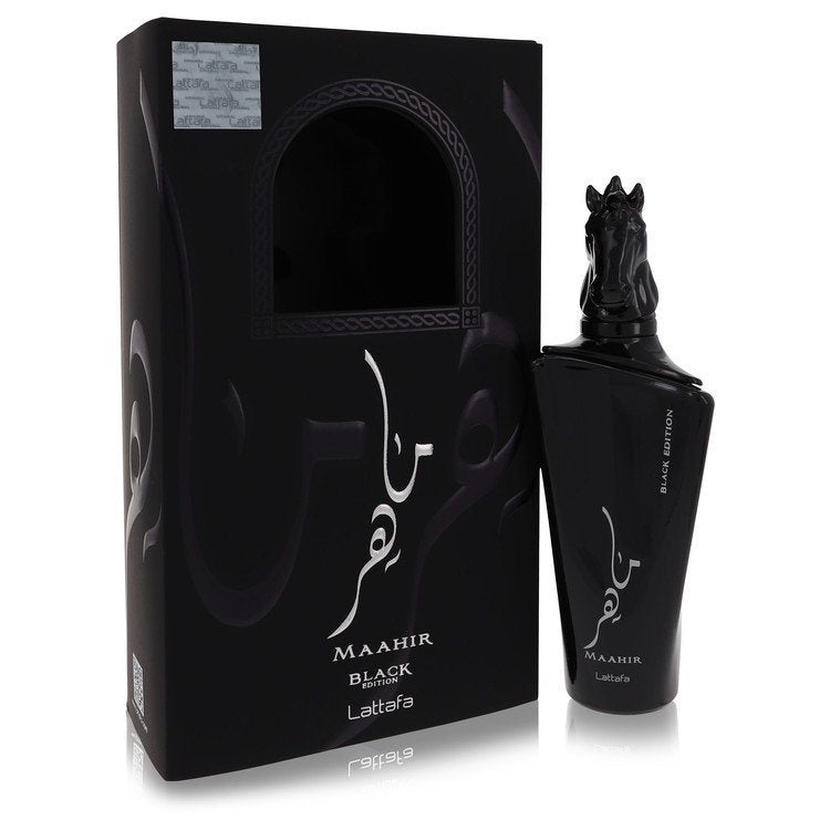 Maahir Black Edition by Lattafa Eau De Parfum Spray (Unisex)