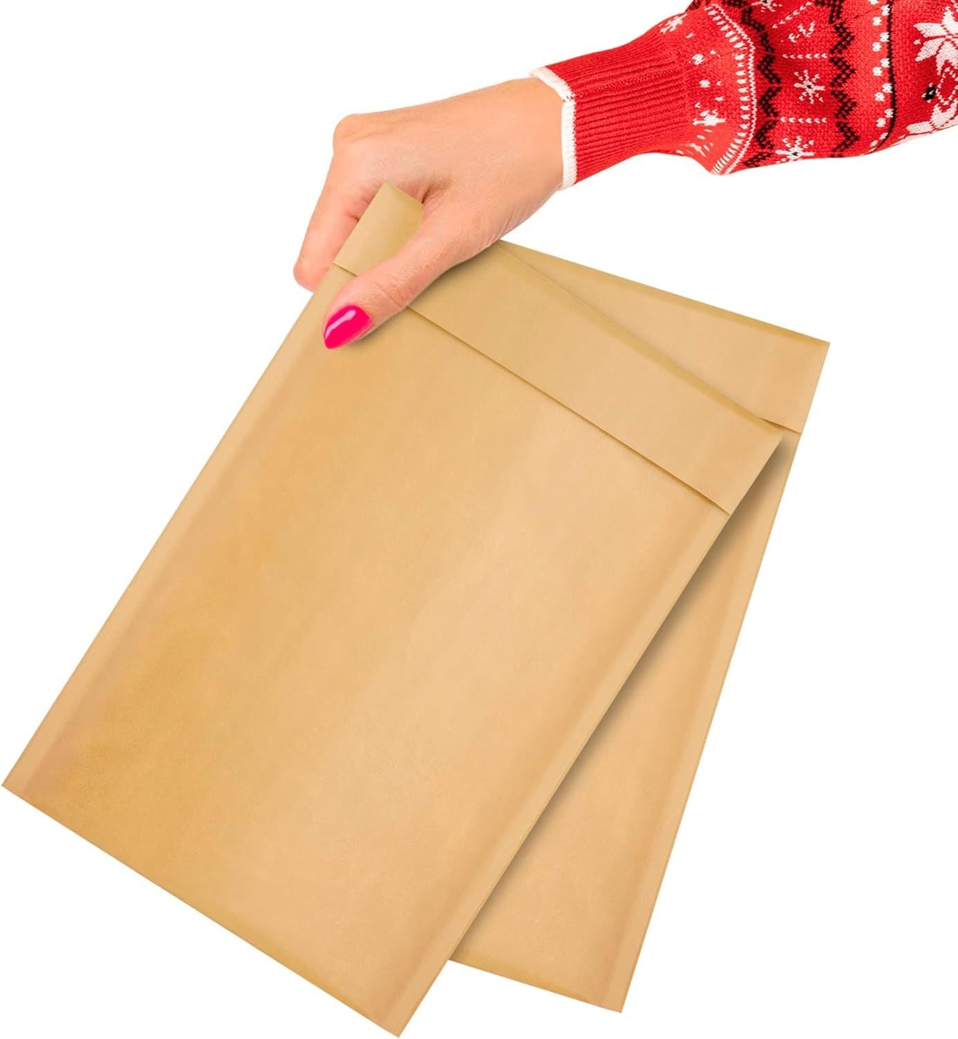 Pack of 25 Kraft Padded Bubble Mailers 5 x 9 Natural Brown Kraft Bubble Envelopes 5 x 9 Peel and Seal Envelopes Bulk Shipping Bags for Mailing Packing Moving; Wholesale Price