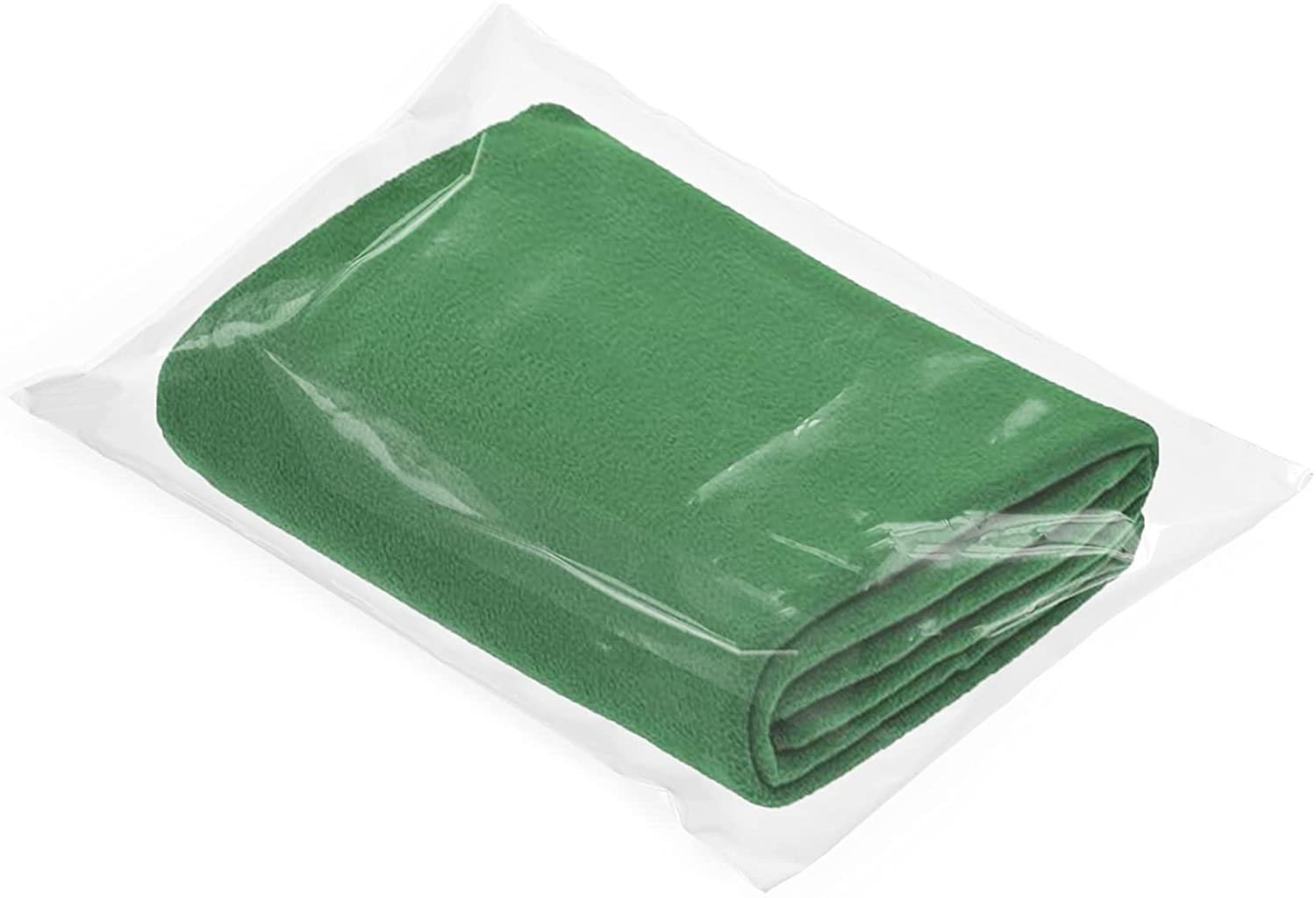 Clear Poly Bags 24" x 36"; Pack of 50 Clear Packaging Bags for Small Business; Non-Sticky 2 Mil Poly Bag; No Print Plastic Bags for Packaging Products