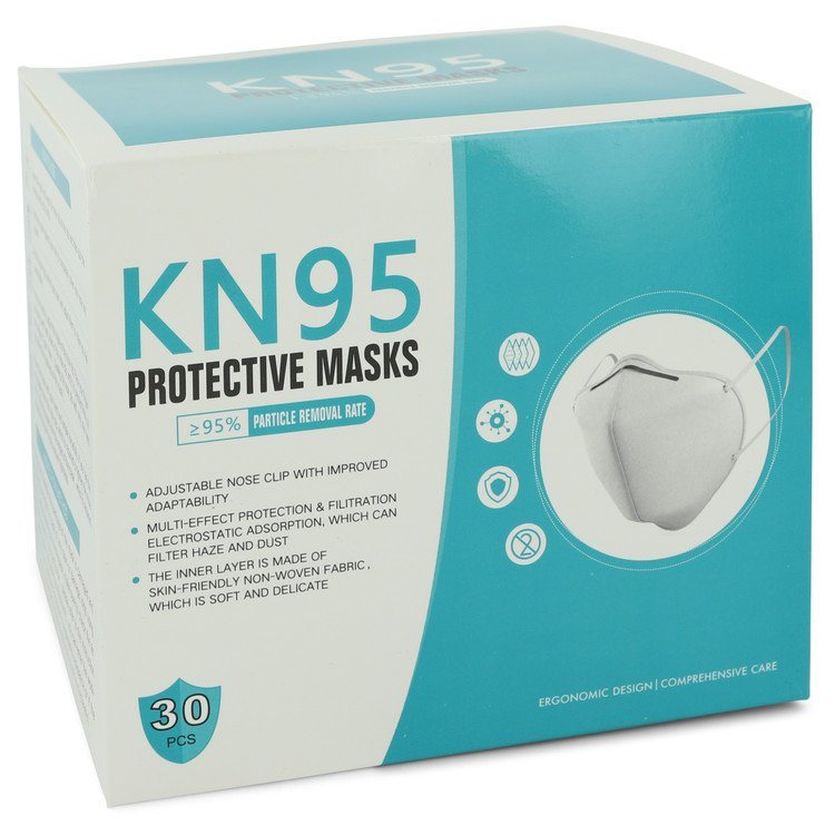 Kn95 Mask by Kn95 Thirty (30) KN95 Masks, Adjustable Nose Clip, Soft non-woven fabric, FDA and CE Approved (Unisex)