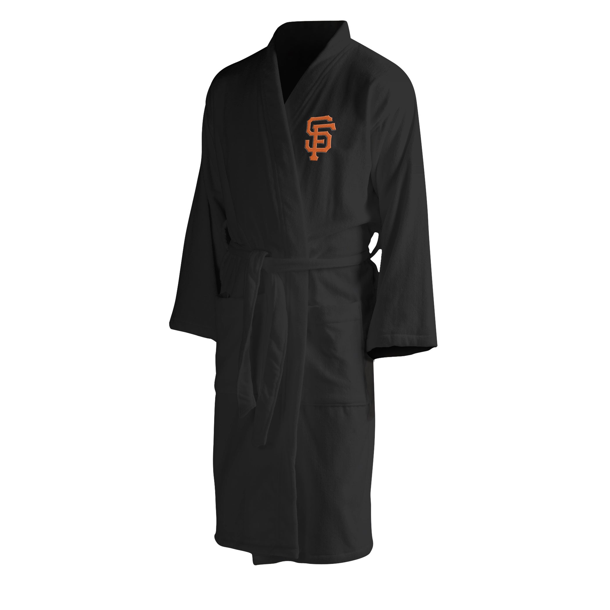 SF Giants OFFICIAL MLB Men's L/XL Silk Touch Bath Robe; 26" x 47"