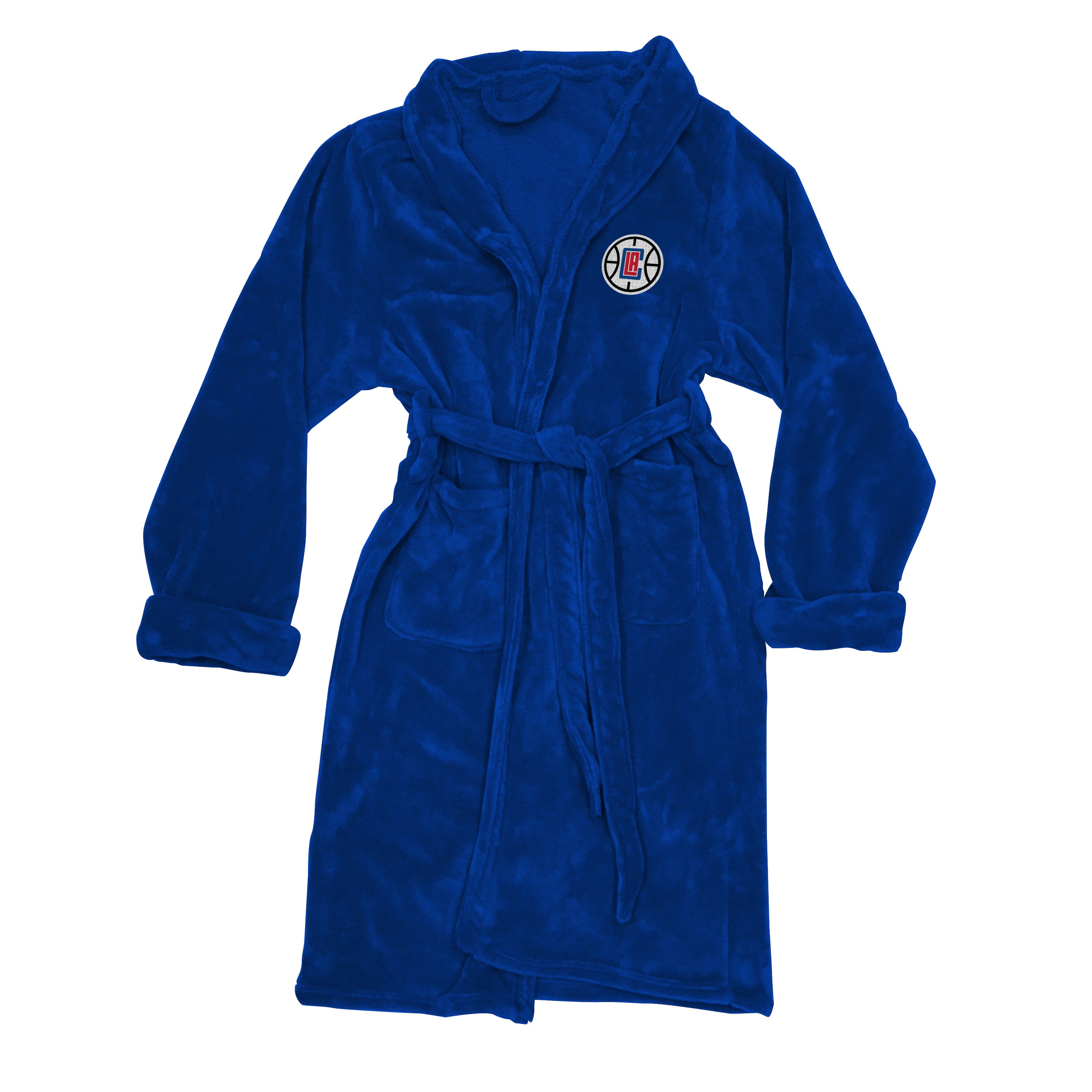 Clippers OFFICIAL NBA Men's L/XL Silk Touch Bath Robe; 26" x 47"