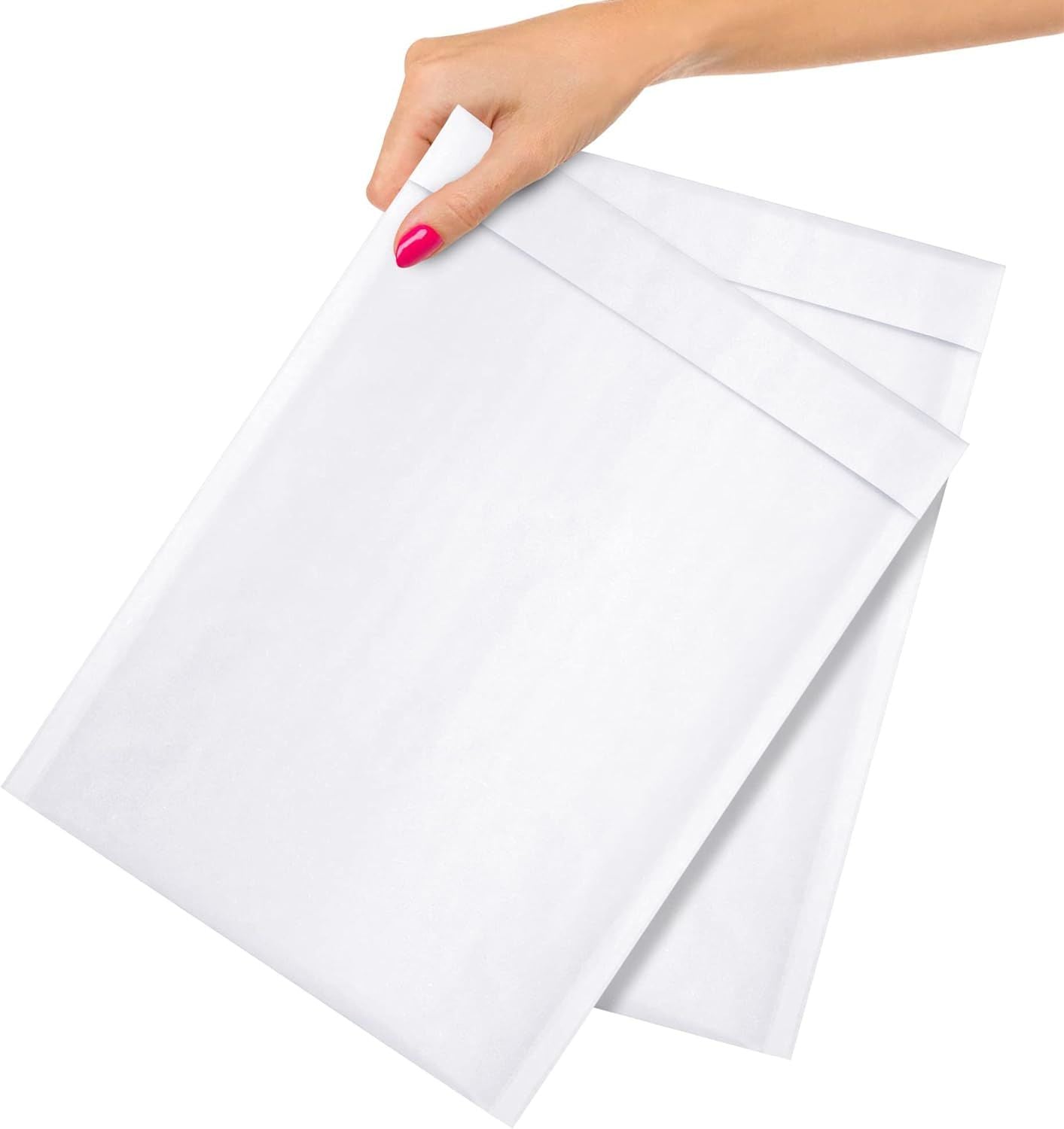 Pack of 10 White Kraft Bubble Padded Envelopes 7.25 x 11 Bubble Mailers. Self Seal Envelopes. White Cushion Envelopes 7 1/4 x 11 for Mailing Packing Packaging. Bulk Shipping Bags. Wholesale Price