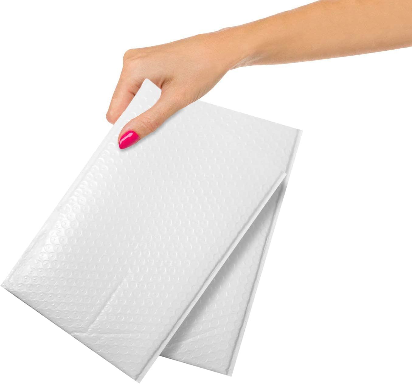 Pack of 50 White Poly Bubble Mailers 4 x 7 Peel and Seal Bubble Padded Envelopes Padded Mailer Envelopes 4x7 Shipping Bags for Mailing Packing Packaging; Wholesale Price