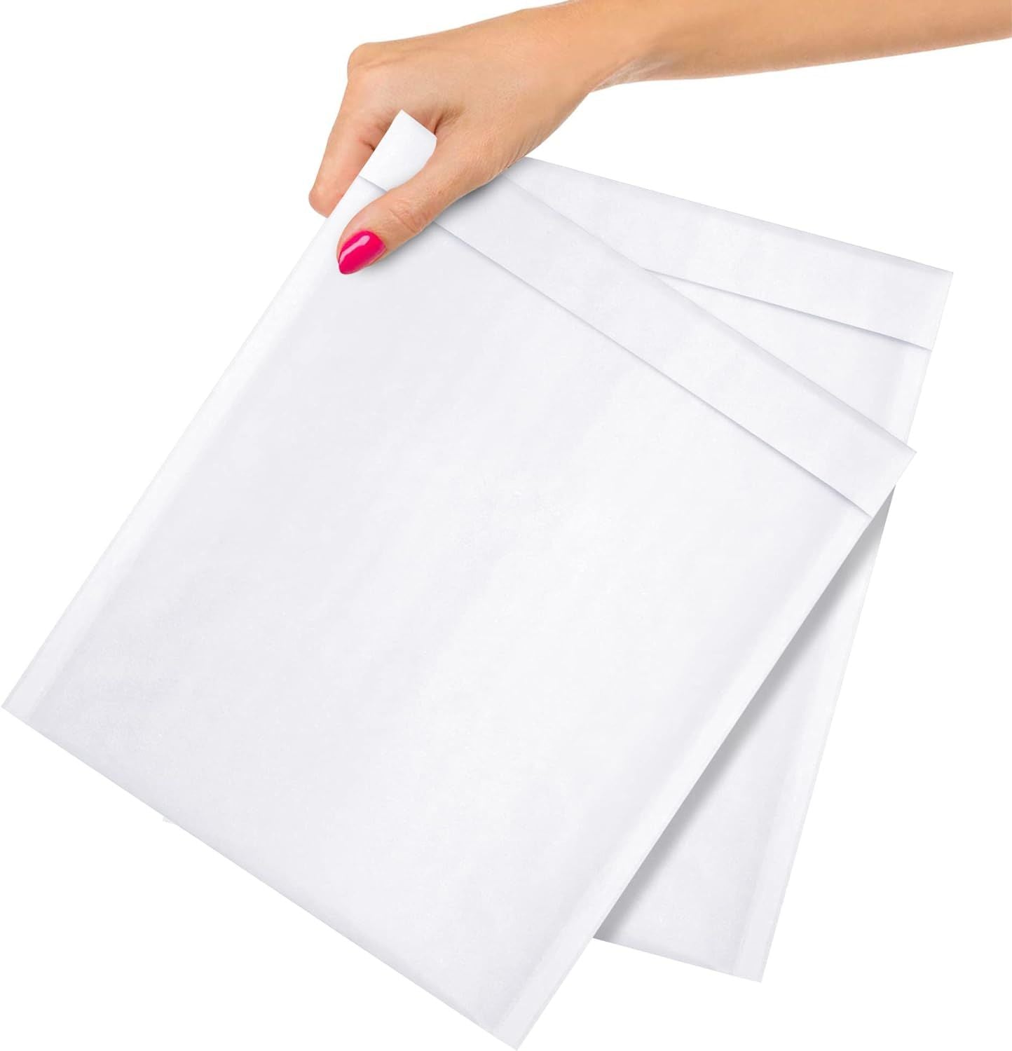 Pack of 10 White Kraft Bubble Padded Envelopes 8.5 x 11 Bubble Mailers. Self Seal Envelopes. White Cushion Envelopes 8 1/2 x 11 for Mailing Packing Packaging. Bulk Shipping Bags. Wholesale Price