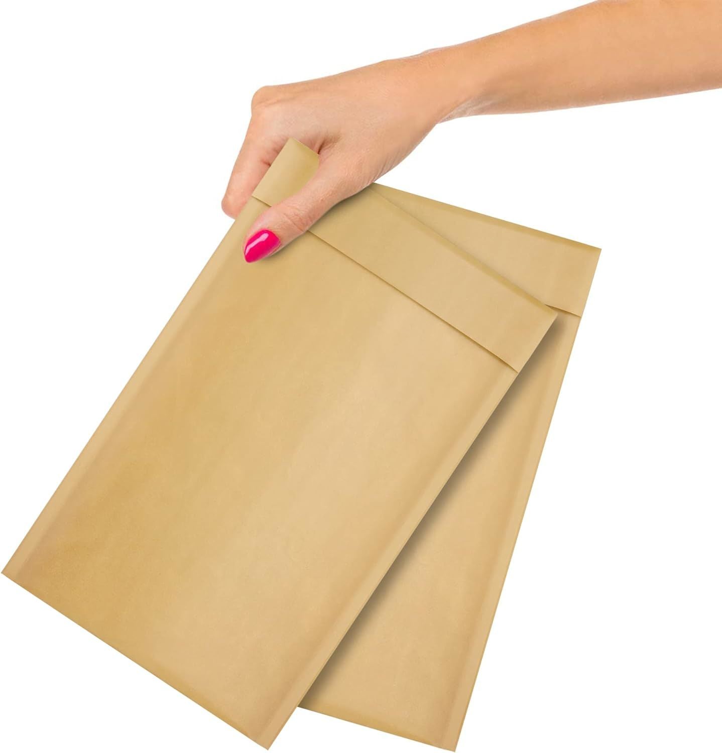 Pack of 10 Kraft Bubble Mailers 5 x 9 Inch Size. Natural Brown Kraft Envelopes 5 x 9. Kraft Padded Bubble Envelopes Peel and Seal Envelopes for Business; Documents; Packaging. Bulk Shipping Bags