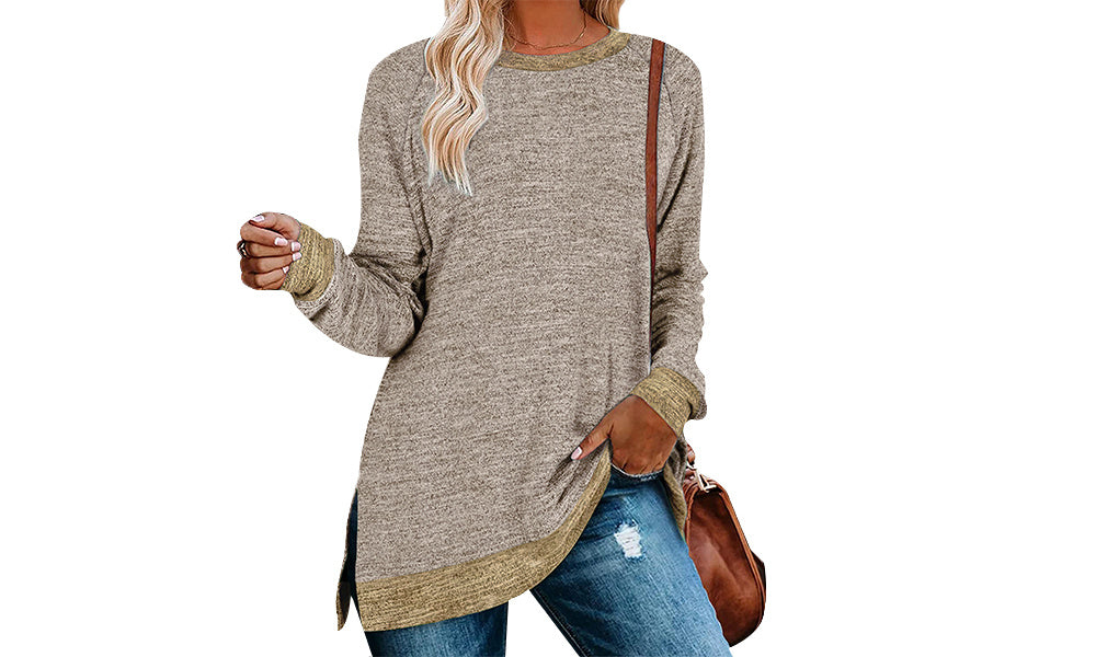 Women Ultra Soft Long Sleeve Sweatshirts Individuality Fashion Long Sleeve Top