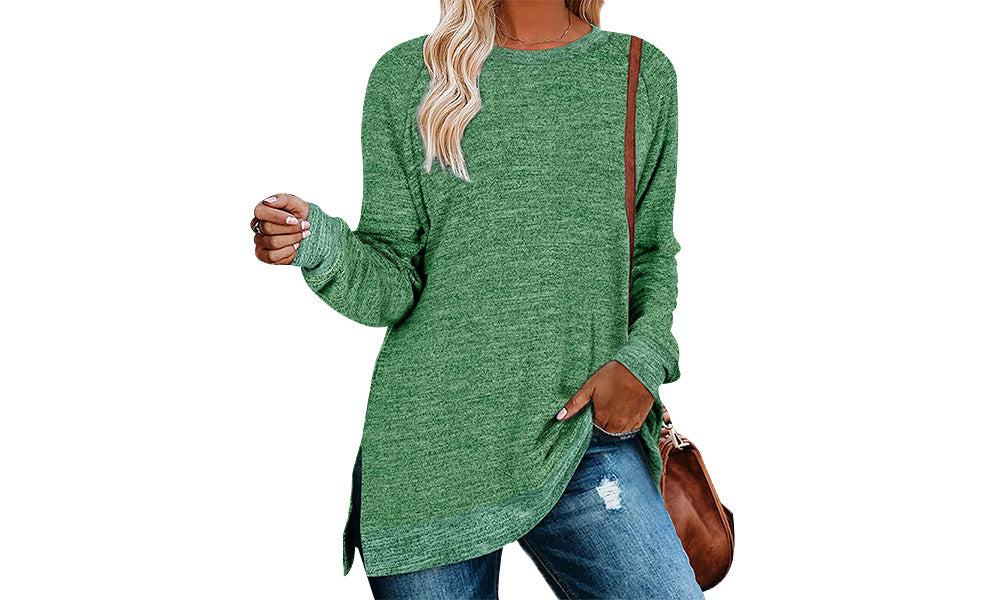 Women Ultra Soft Long Sleeve Sweatshirts Individuality Fashion Long Sleeve Top