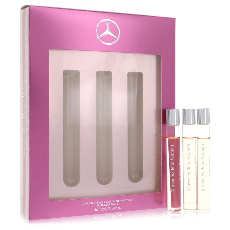 Mercedes Benz by Mercedes Benz Gift Set - 3 x .34 oz Eau De Parfum Rollerballs