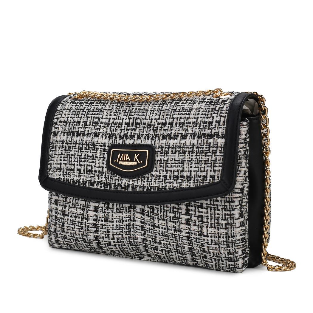 MKF Collection Mackenzie Tweed Women Shoulder Handbag by Mia K