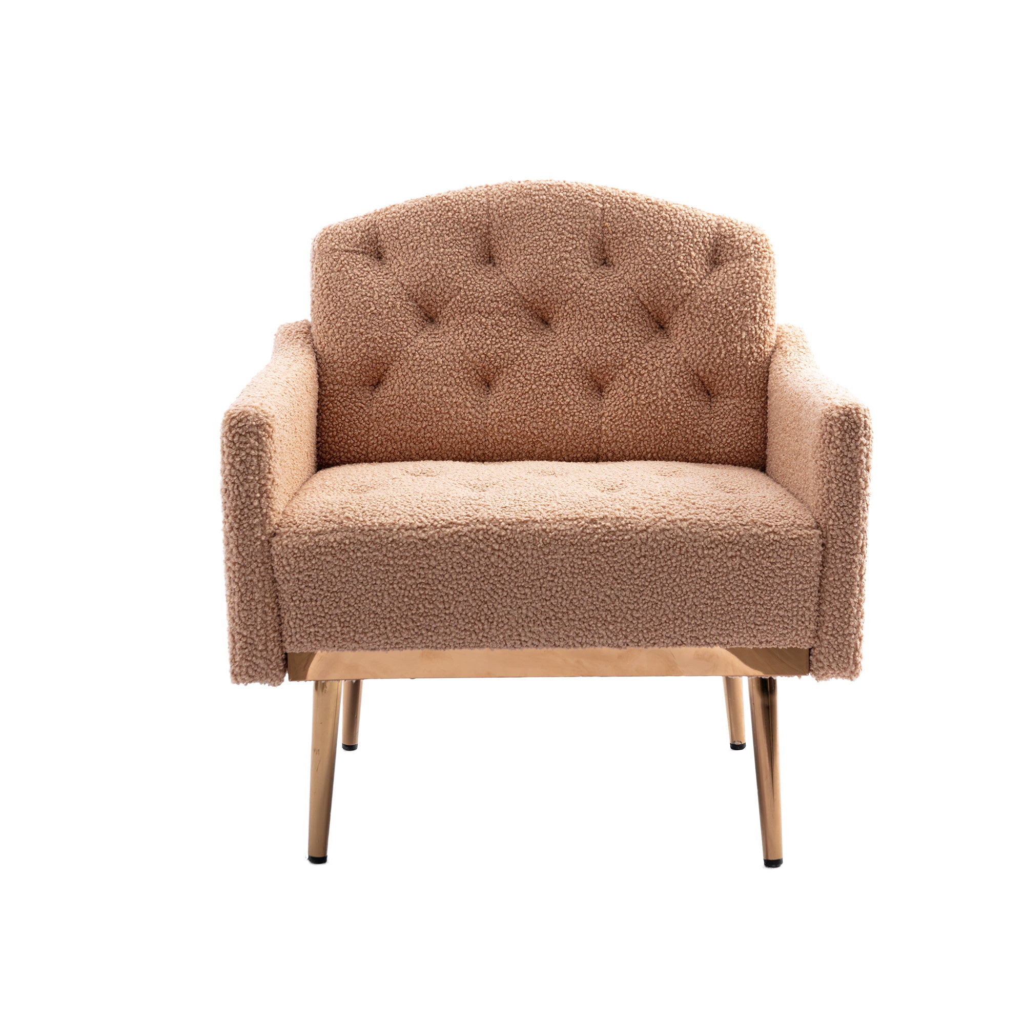 Accent Chair ,leisure single sofa with Rose Golden feet