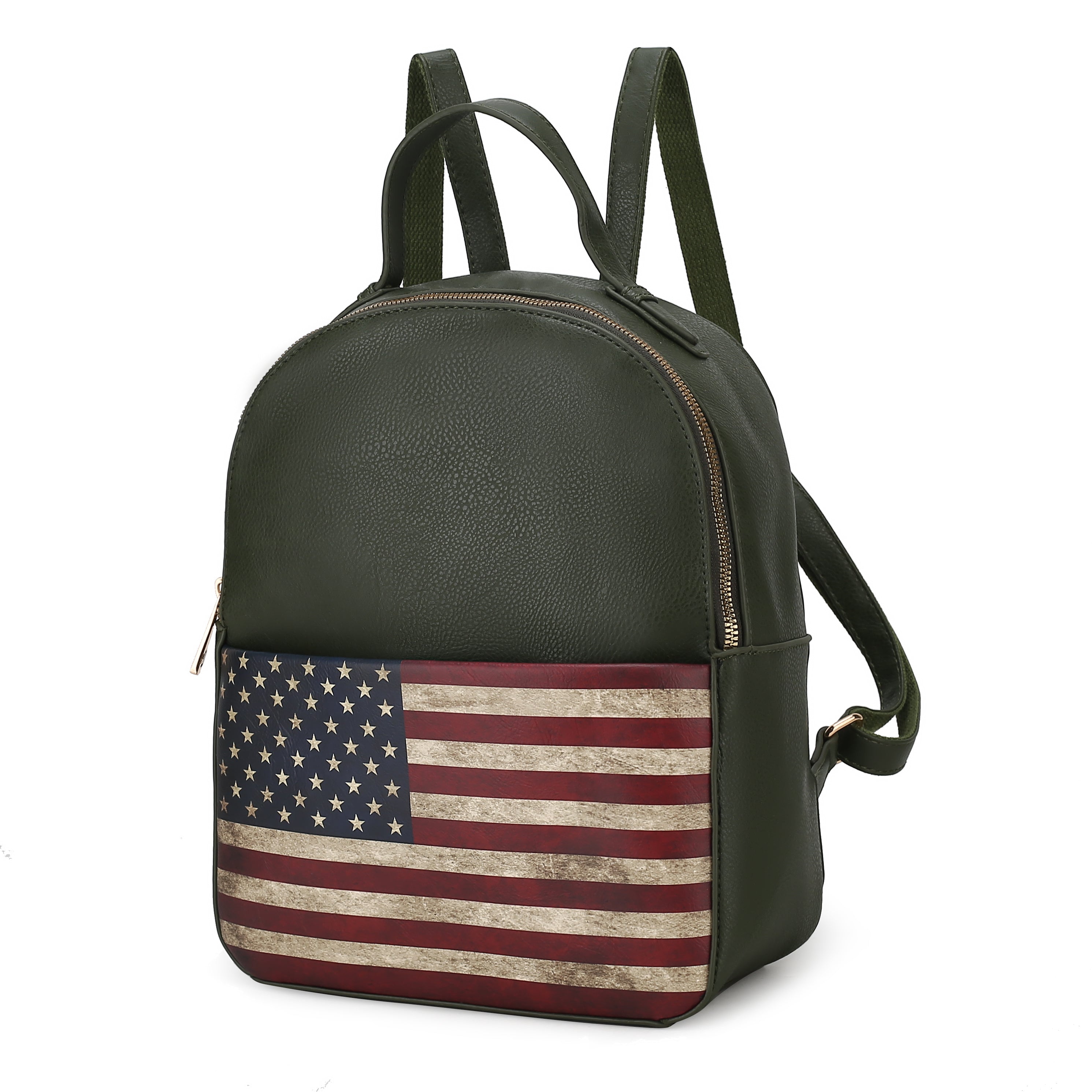 MKF Collection Briella Vegan Leather Women FLAG Backpack by Mia K