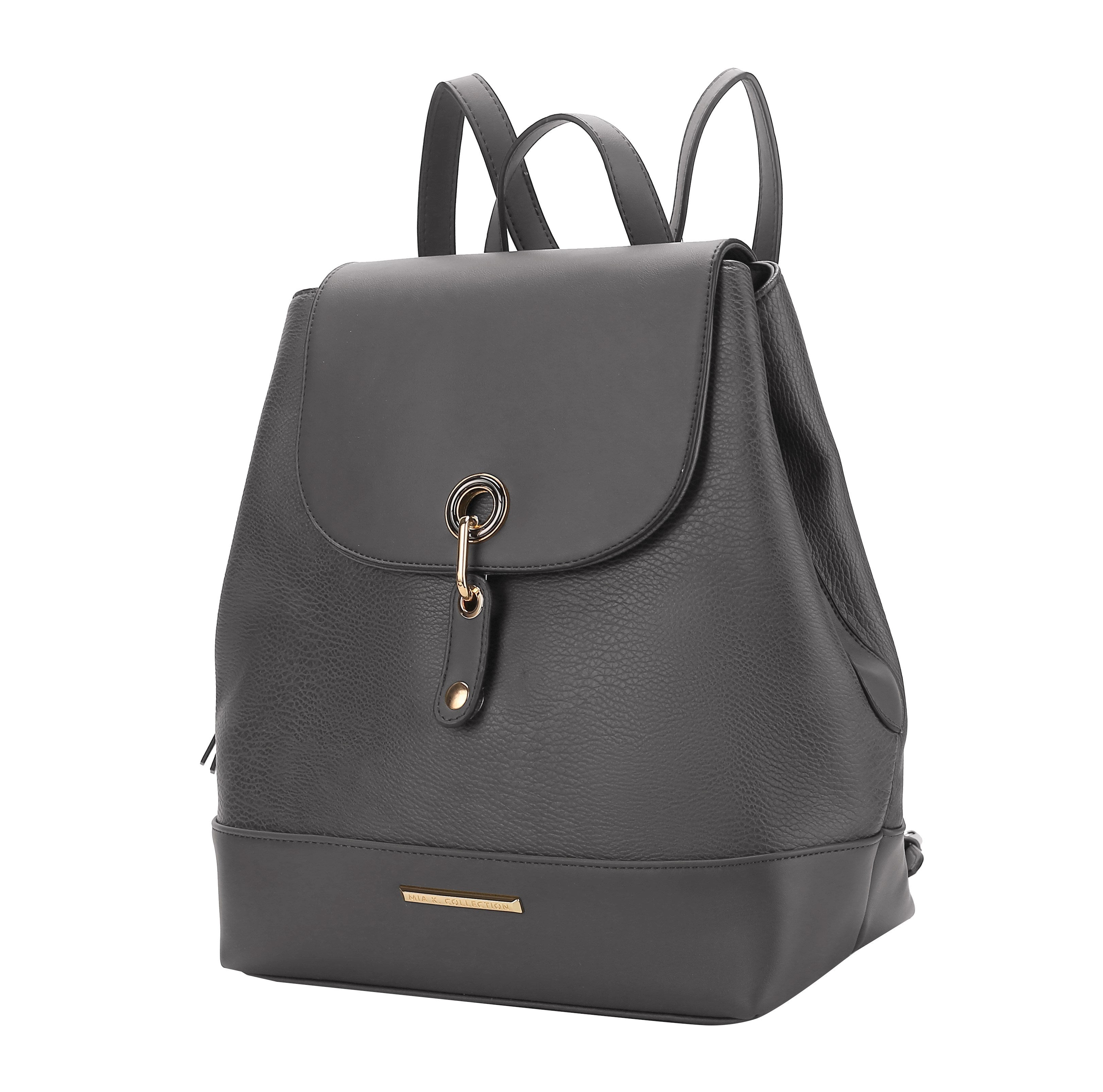 MKF Collection Laura Vegan Leather Backpack by Mia K