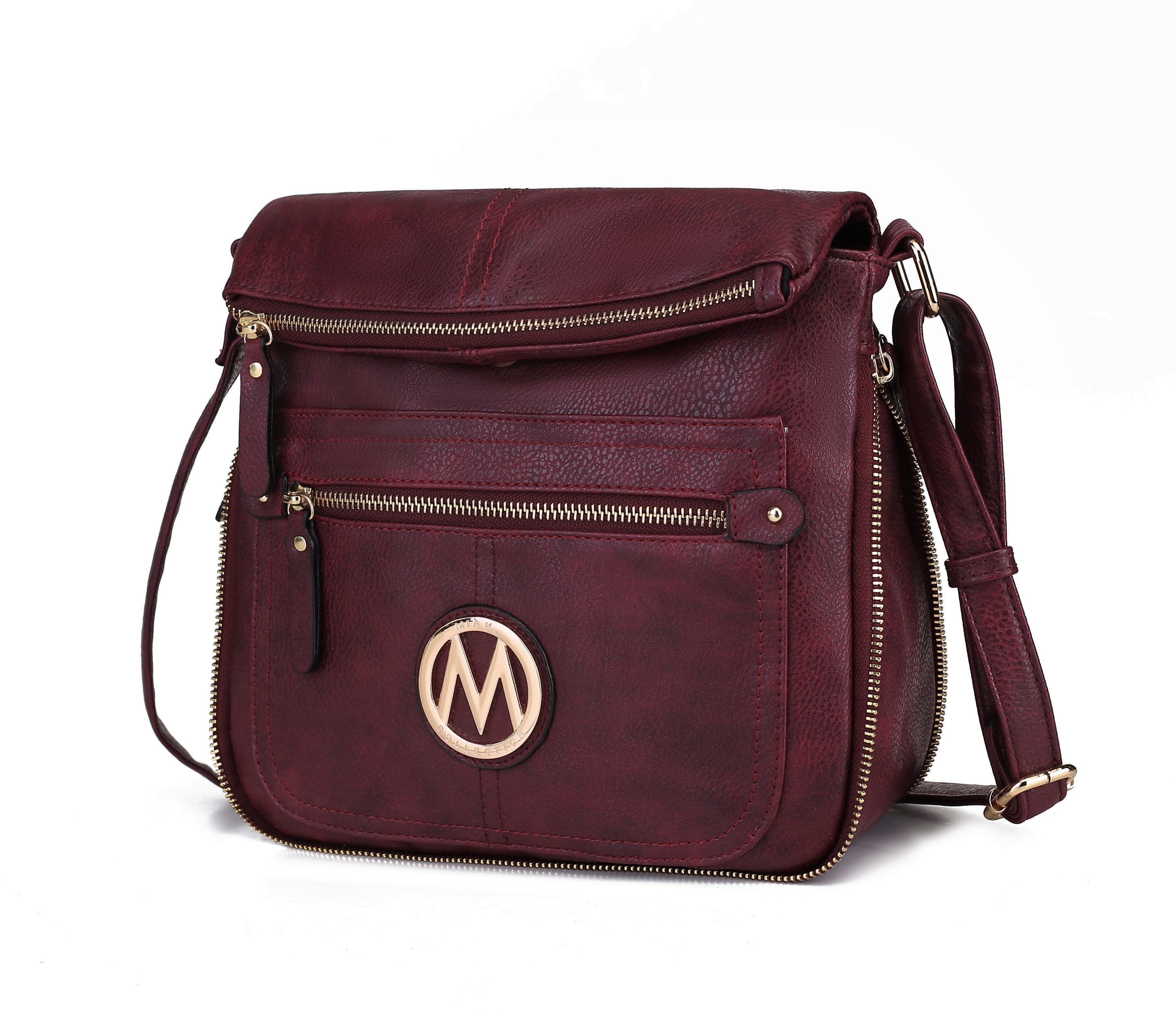 MKF Collection Luciana Crossbody Bag Vegan Leather Women by Mia K