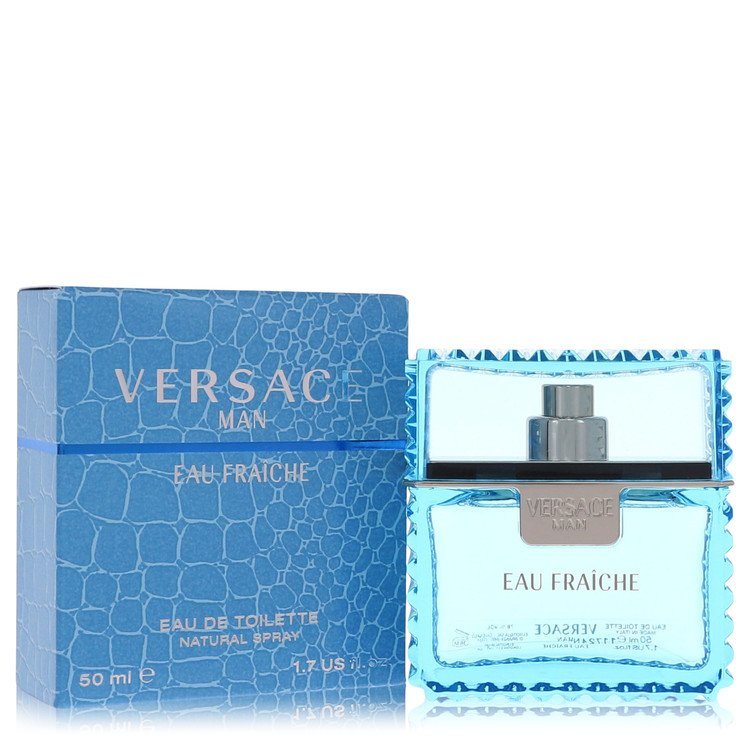 Versace Man by Versace Eau Fraiche Eau De Toilette Spray (Blue)