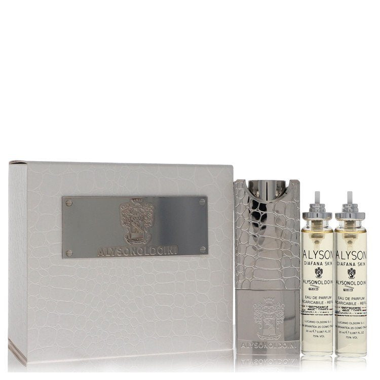 Diafana Skin by Alyson Oldoini Eau De Parfum Refillable Spray Includes 3 x 20ml Refills and Refillable Atomizer