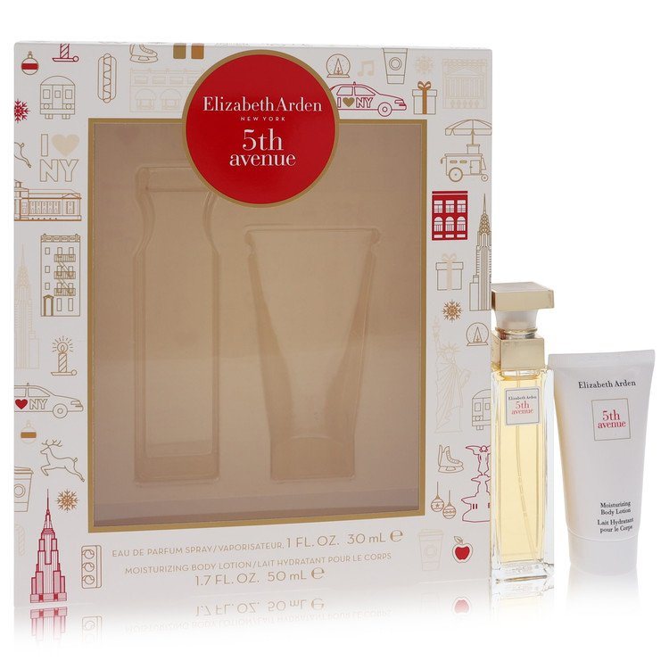 5th Avenue by Elizabeth Arden Gift Set - 1 oz Eau De Parfum Spray + 1.7 oz Body Lotion