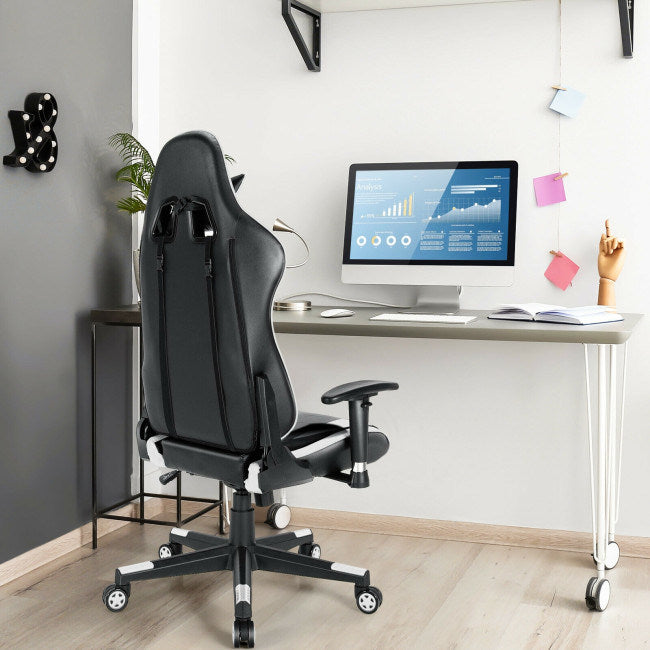 Gaming Chair Adjustable Swivel Racing Style Computer Office Chair