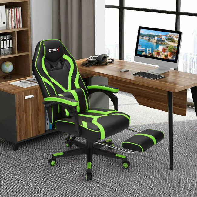 Computer Massage Gaming Recliner Chair with Footrest